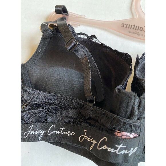 Juicy Couture Push Up Sexy Glam Lace Bra Sz 34B - Picture 9 of 9